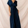 Ariana Multiway Mid Sleeve Maxi Dress Navy