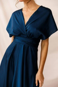 Ariana Multiway Mid Sleeve Maxi Dress Navy 11 Ariana Multiway Mid Sleeve Maxi Dress Navy -Bridal Dr. Denim Store 23688b09 navy 7