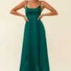 Joanne Empire Waist Maxi Dress Jade