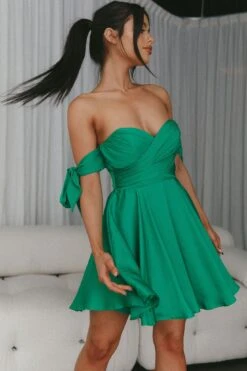 One Sweet Day Off Shoulder A-Line Dress Jade 12 One Sweet Day Off Shoulder A-Line Dress Jade -Bridal Dr. Denim Store 63165BS04 20JADE 5