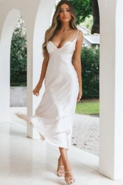 Infinity Pintuck Bust Maxi Dress Champagne -Bridal Dr. Denim Store 63479B01CHAMPAGNE 5