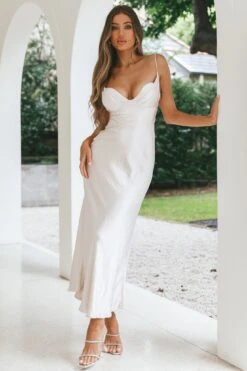 Infinity Pintuck Bust Maxi Dress Champagne -Bridal Dr. Denim Store 63479B01CHAMPAGNE 7