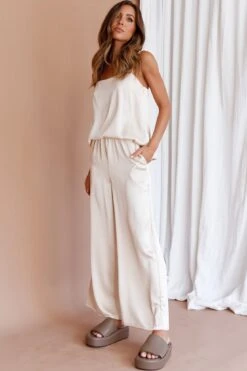 Hotel California Straight Leg Pants Stone -Bridal Dr. Denim Store CM1481J01 P 20STONE 2