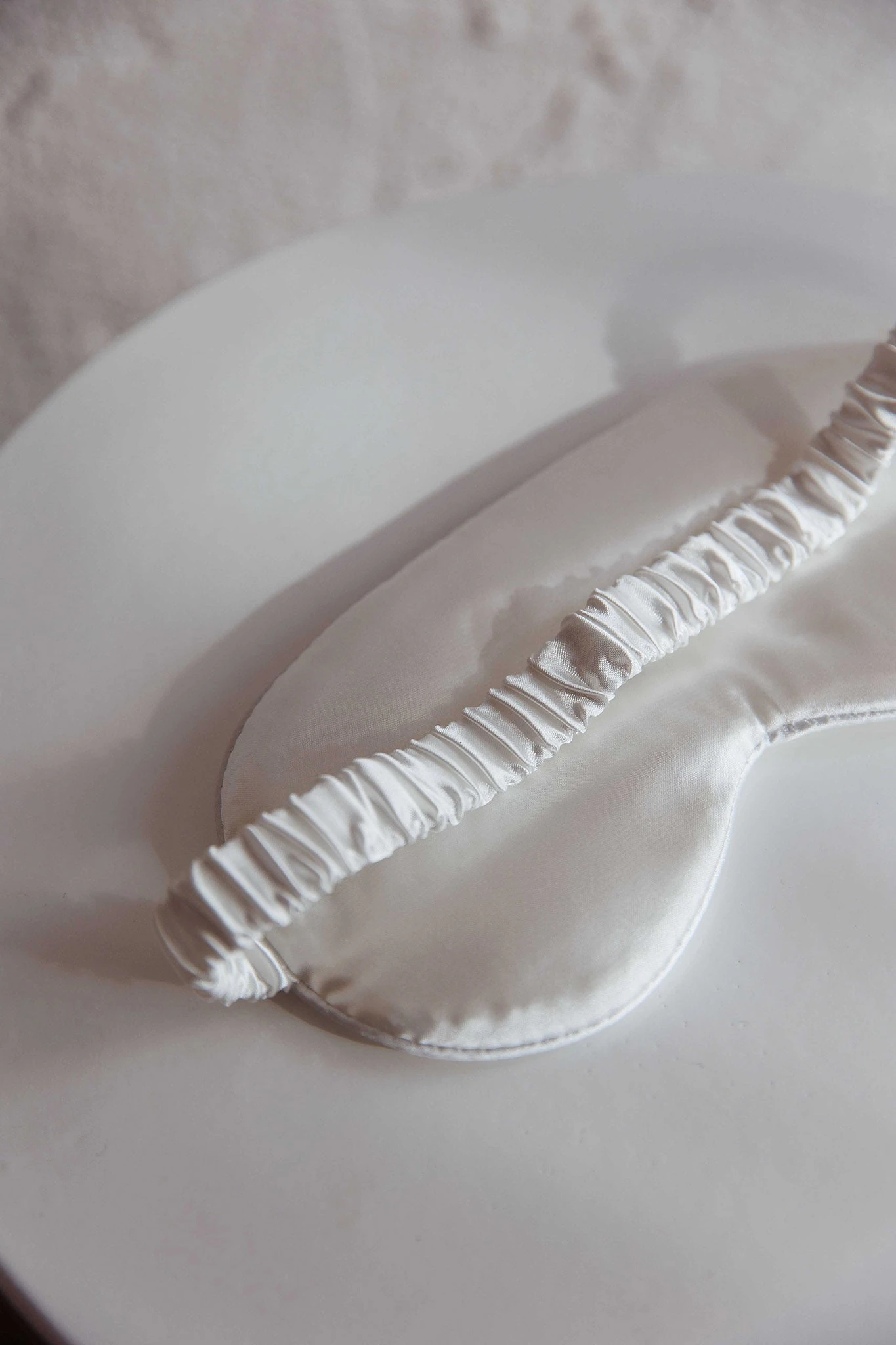Sweet Dreams Satin Eye Mask White 3 Sweet Dreams Satin Eye Mask White - Image 3