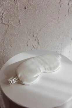 Sweet Dreams Satin Eye Mask White 10 Sweet Dreams Satin Eye Mask White -Bridal Dr. Denim Store EYE001 20WHITE 5