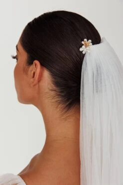 Aurelia Pearl Flower Hairclip Set 13 Aurelia Pearl Flower Hairclip Set -Bridal Dr. Denim Store HA0071 20GOLD 5