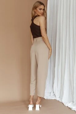 Chance Encounter Straight Leg Pants Latte 17 Chance Encounter Straight Leg Pants Latte -Bridal Dr. Denim Store SL11830PLATTE 3