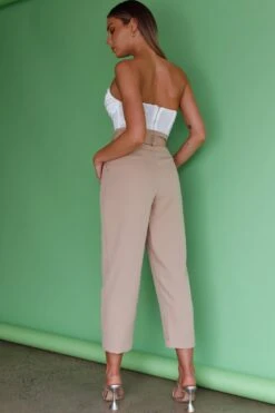Chance Encounter Straight Leg Pants Latte 22 Chance Encounter Straight Leg Pants Latte -Bridal Dr. Denim Store SL11830P 20LATTE 3