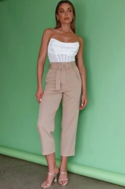 Chance Encounter Straight Leg Pants Latte 26 Chance Encounter Straight Leg Pants Latte -Bridal Dr. Denim Store SL11830P 20LATTE 6