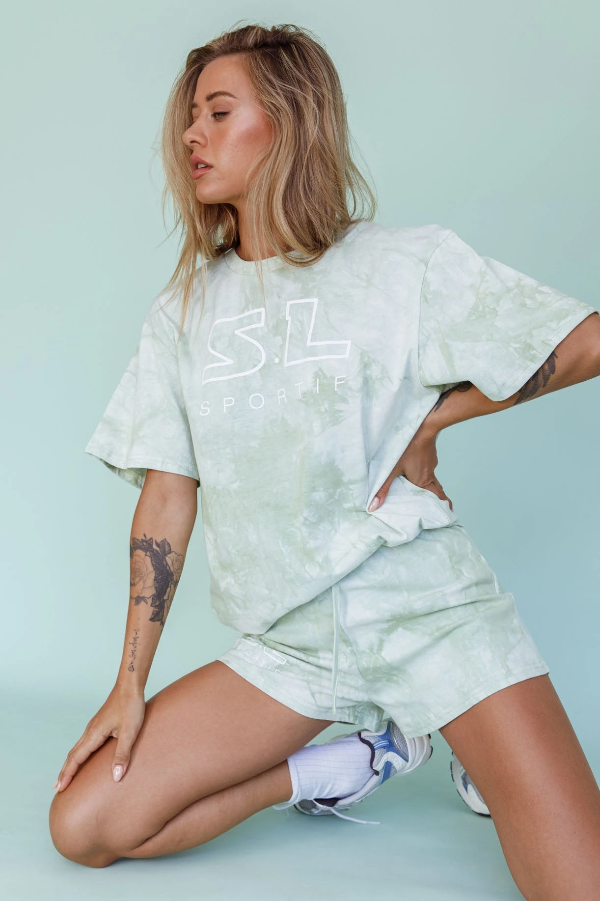 Cruise Control Tie Dye T-Shirt Green 5 Cruise Control Tie Dye T-Shirt Green - Image 5