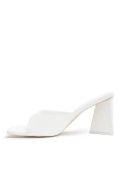 Billini Gracen Triangle Block Heel White -Bridal Dr. Denim Store SLBL009 20WHITE 7