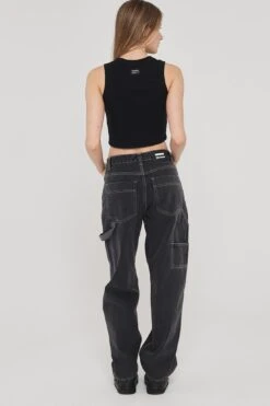 Dr. Denim Dr Denim Faye Worker Concrete Black 11 Dr. Denim Dr Denim Faye Worker Concrete Black -Bridal Dr. Denim Store SLDD004CONCRETEBLACK 3