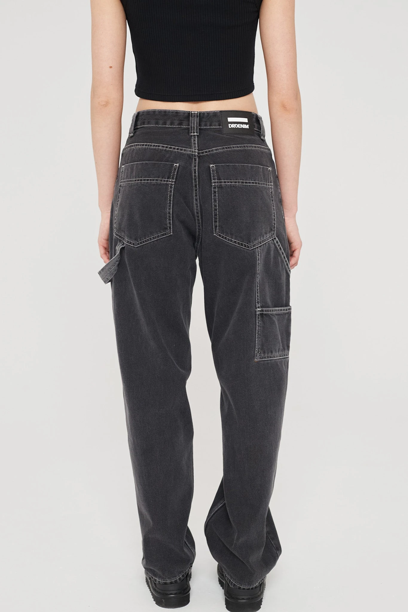 Dr. Denim Dr Denim Faye Worker Concrete Black 9 Dr. Denim Dr Denim Faye Worker Concrete Black - Image 9