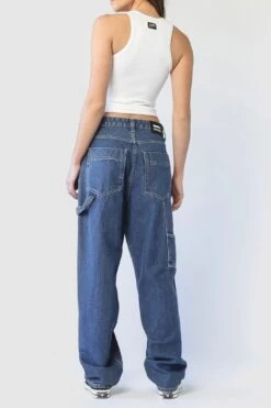 Dr. Denim Dr Denim Faye Worker Pebble Mid Stone -Bridal Dr. Denim Store SLDD004PEBBLEMIDSTONE 6