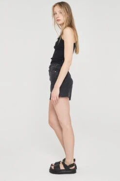 Dr. Denim Dr Denim Nora Shorts Black Retro -Bridal Dr. Denim Store SLDD005BLACKRETRO 5