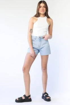 Dr. Denim Dr Denim Nora Shorts Empress Light Blue -Bridal Dr. Denim Store SLDD005EMPRESSLIGHTBLUE 6