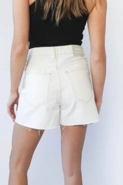 Dr. Denim Dr Denim Nora Shorts Light Ecru -Bridal Dr. Denim Store SLDD005LIGHTECRU 3