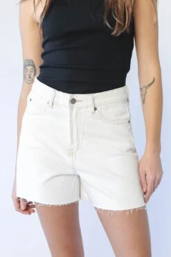 Dr. Denim Dr Denim Nora Shorts Light Ecru -Bridal Dr. Denim Store SLDD005LIGHTECRU 4 97539e38 bc56 432c bdb9 c144f5a25292