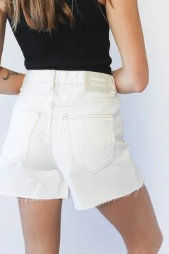 Dr. Denim Dr Denim Nora Shorts Light Ecru -Bridal Dr. Denim Store SLDD005LIGHTECRU 6 d1ce1529 9b81 46f6 9ef2 749f126a1cd2