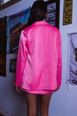 Cleo Satin Mini Skort Pink -Bridal Dr. Denim Store SLGP4170 20PINK 7