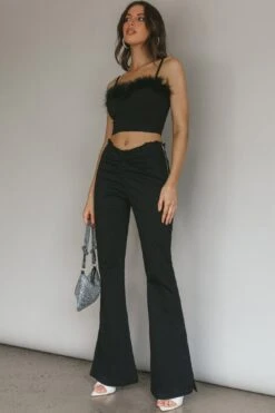 Mahla Flared Pants Black 11 Mahla Flared Pants Black -Bridal Dr. Denim Store SLIBP27177 20BLACK 2