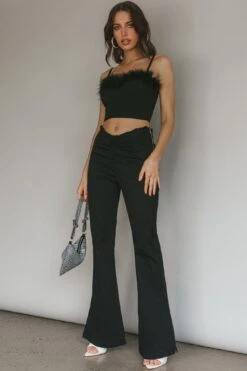 Mahla Flared Pants Black 12 Mahla Flared Pants Black -Bridal Dr. Denim Store SLIBP27177 20BLACK 4