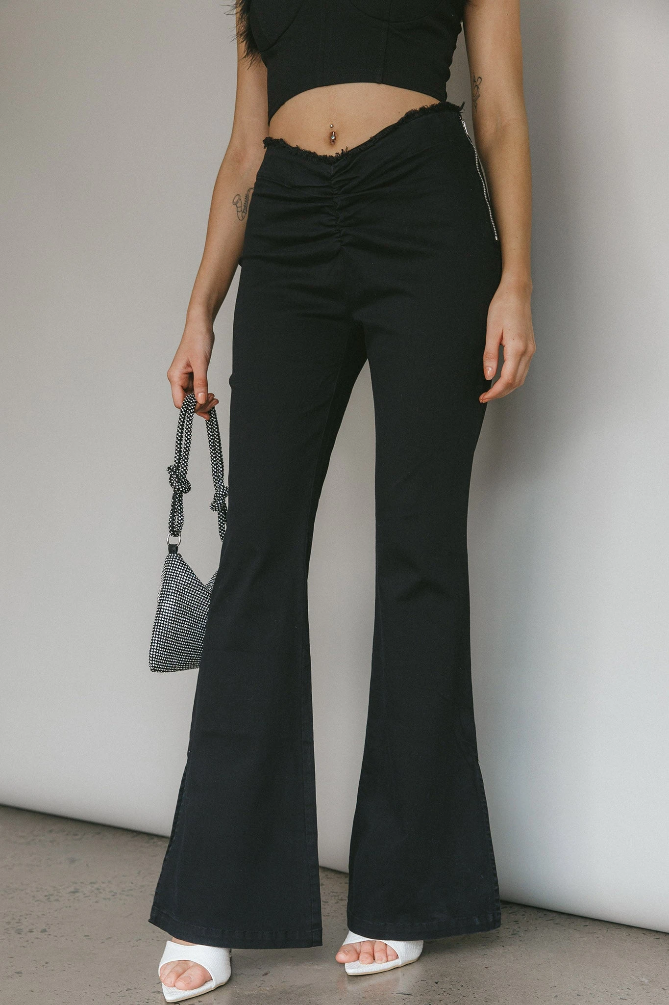 Mahla Flared Pants Black 9 Mahla Flared Pants Black - Image 9