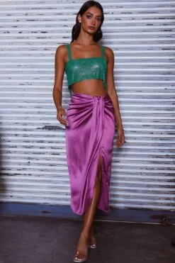 On The Money Gathered Midi Skirt Orchid 13 On The Money Gathered Midi Skirt Orchid -Bridal Dr. Denim Store SLS13046S 20ORCHID 7