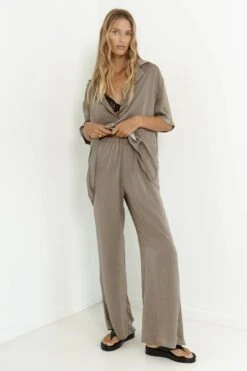 SNDYS Hallie Pant Olive -Bridal Dr. Denim Store SLSFP103 20OLIVE 7