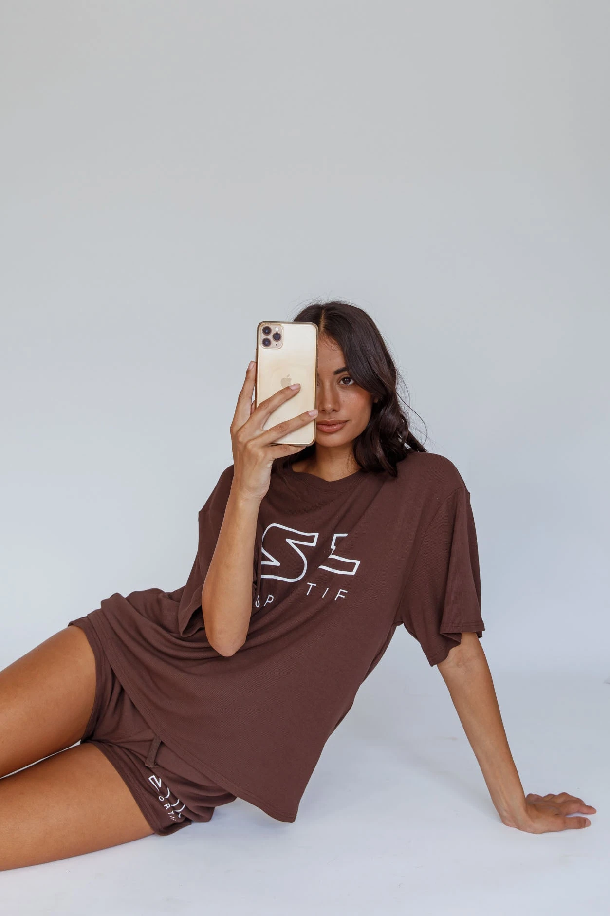 On Track SL Logo Shorts Chocolate 5 On Track SL Logo Shorts Chocolate - Image 5