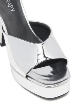Therapy Fierce Mule Silver -Bridal Dr. Denim Store SLTH018 20SILVER 2