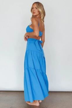 Bondi Waist Tie Maxi Skirt Sapphire -Bridal Dr. Denim Store SR0008J S 20SAPPHIRE 7
