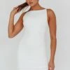 Chella Sleeveless Mini Dress White