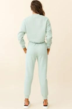 Monterey Elasticated Waist Jogger Pants Green -Bridal Dr. Denim Store ZES012 GREEN 2